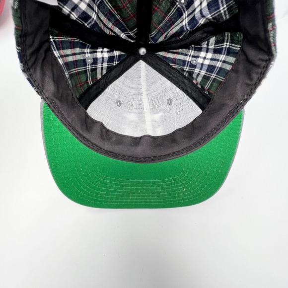 Vintage Mickey Mouse Plaid Snapback Hat Goofy's Hat Co. Made in USA - Picture 7 of 11